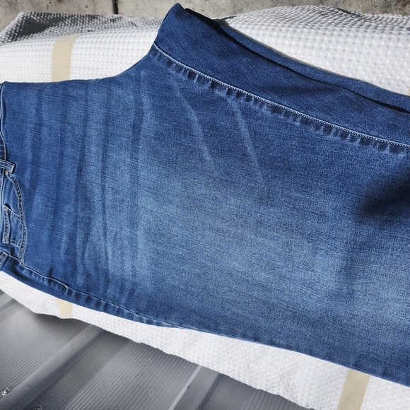 St. John's Bay Slim Plus Size Blue Jeans Classic Denim - Picture 5 of 8